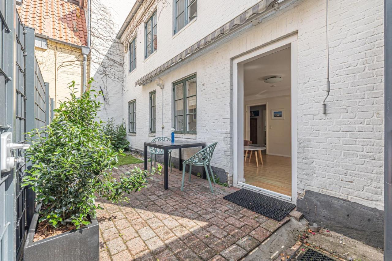 Fewo1846 - Gerty Molzen - Komfortable 2-Zimmer-Wohnung Mit Terrasse Im Stadtzentrum Flensburg Exterior foto